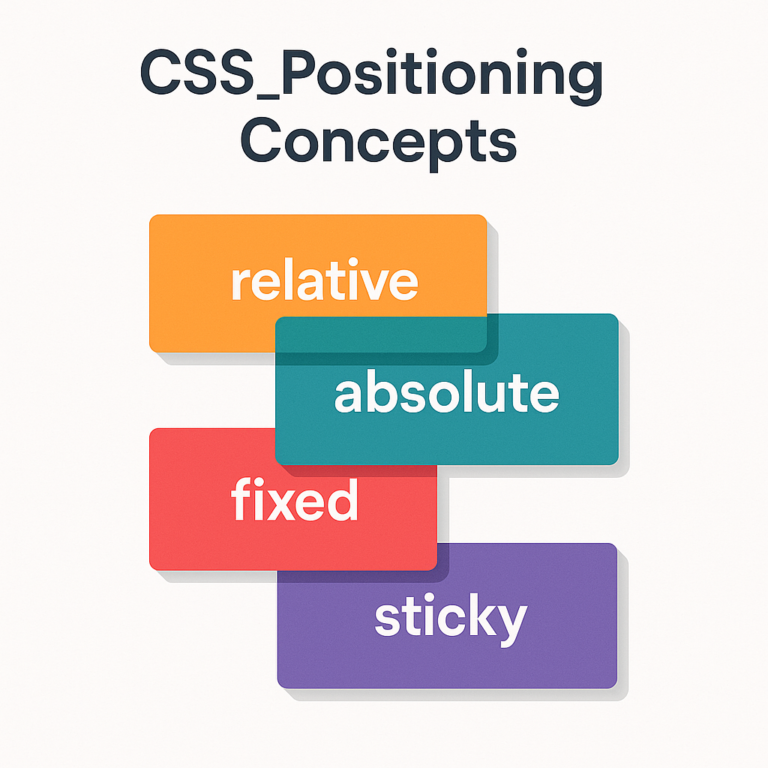Master CSS Positioning: Relative, Absolute, Fixed, and Sticky Explained