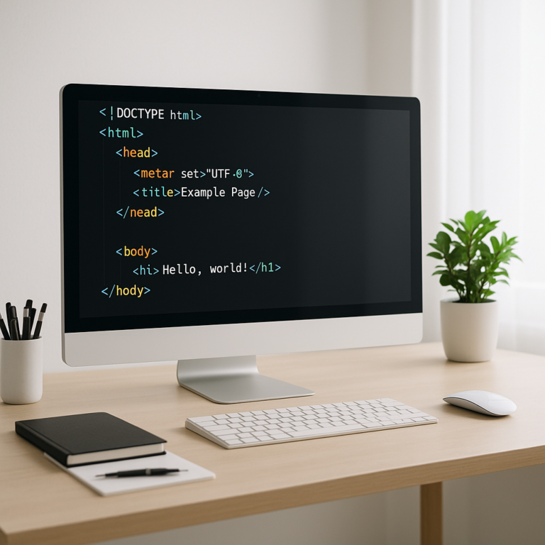 Mastering Proper HTML Document Structure: Doctype, Head, Body & Meta Tags