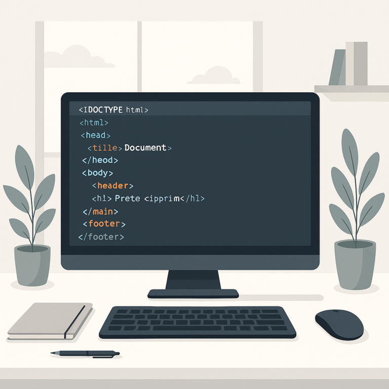Mastering Proper HTML Document Structure: Doctype, Head, Body, and Meta Tags Explained