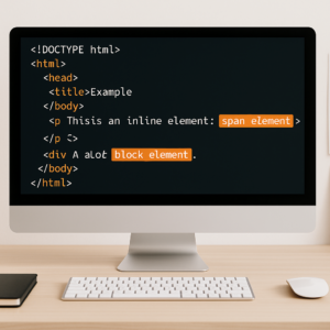 Inline vs Block Elements in HTML: Key Differences and Practical Uses
